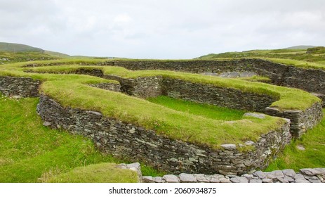 Leacanabuaile Is A Stone Ring Fort On Ring Of Kerry In Ireland