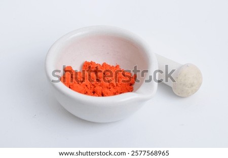 Lead II,IV oxide, also called red lead or minium, is the inorganic compound with the formula Pb3O4