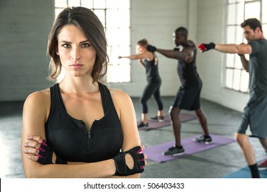 Leader Of Fitness Group Coed Unisex Class Strong Powerful Expression Small Business Owner