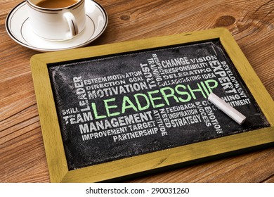 Leadership Word Cloud On Blackboard Stock Photo 290031260 | Shutterstock