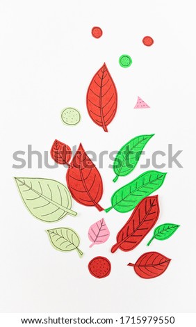 Leaf Set. Hand-drawn decorative elements, doodle floral elements. Black line ink hand drawn art. White background ready for copywriting. Perfect for invitations, greeting cards, posters, prints.