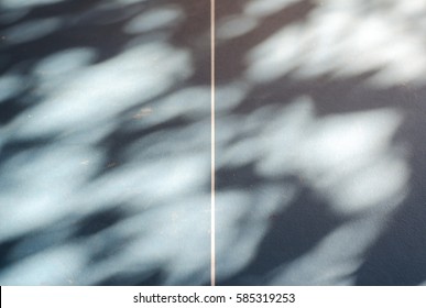Leaf shadow on the table background