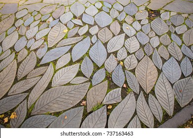 Leaf Shaped Garden Stone Pavers