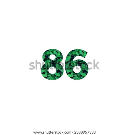 Leaf theme two-dimensional 38 number manipulator