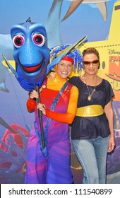 Leah Remini At The Opening Of Disneyland's 