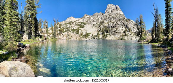 Leah's Lake In The Sawtooth Mountains