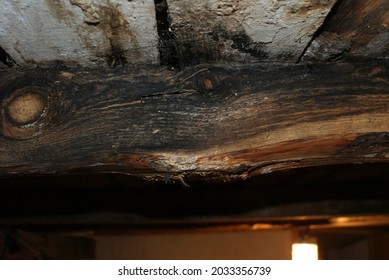 Leaky Roof And Rotten Wooden Rafters.