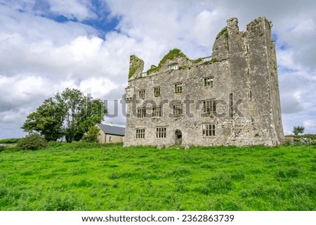 Leamaneh Castle, 15th century tower house, The Burren, County Clare, Ireland, United Kingdom