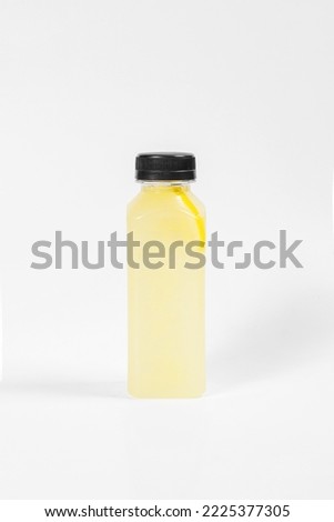leamonade juice bottled in high res. image and isolated in white