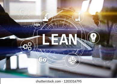 Lean Manufacturing Quality Standardization Business Process Stock Photo ...