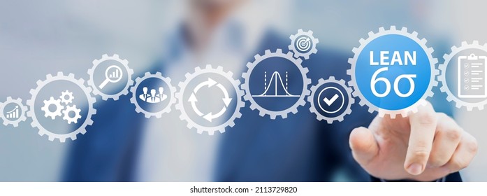 Lean six sigma industrial process optimization with keizen and DMAIC methodology. Continuous improvement and efficiency to increase value and reduce cost. Green or black belt management.