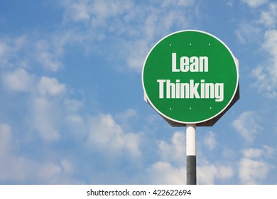 Lean Thinking Sign