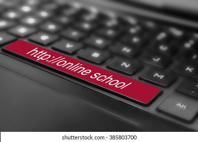 Learn code language "online school" in keyboard space button.