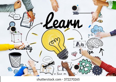 Learn Learning Education Knowledge Wisdom Studying Concept - Shutterstock ID 372270265