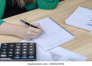 Learn mathematics, solve an equation with one unknown using shortened multiplication formulas