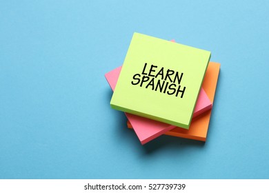 Learn Spanish, Education Concept