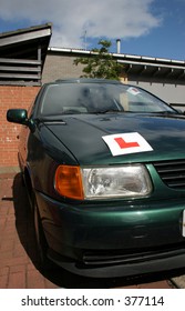 Learner Driver - Displaying L Plates