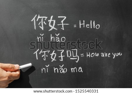 Learning chinese alphabet 