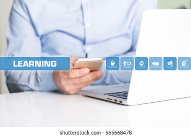 Learning Concept with Icon Set