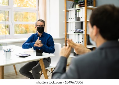 Learning Deaf People Language Sign With Face Mask