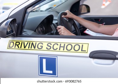 Learning Drive Car Driving School Stock Photo 693082765 | Shutterstock