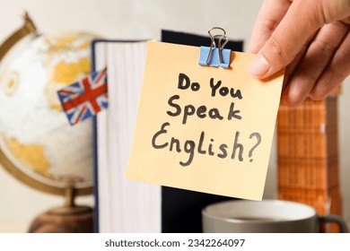 Learning English language, concept of learning language