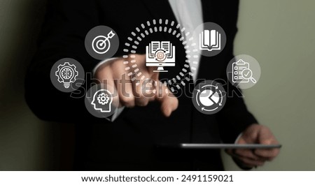 Learning Management System, concept of managing, documenting, tracking, reporting, automating and delivering educational programs, training courses and learning and development programs.