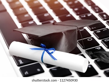 Learning online graduate education concept