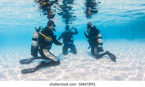 Learning Scuba Skills In The Pool