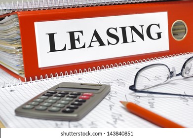 leasing contracts in folder