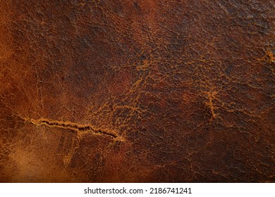 Leather background, old retro ancient upholstery of the chair