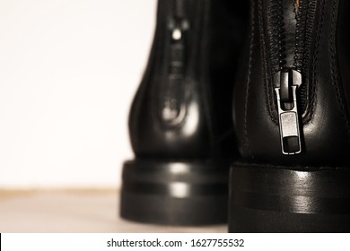 boots with a zipper
