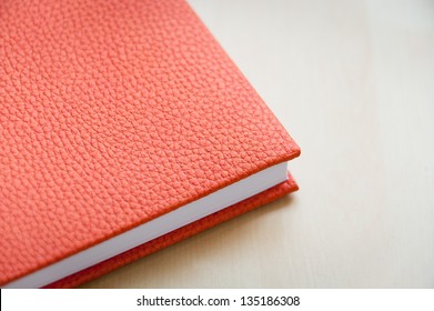 Leather Bound Book Orange