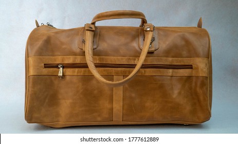 Leather Duffle Bag Product Photography