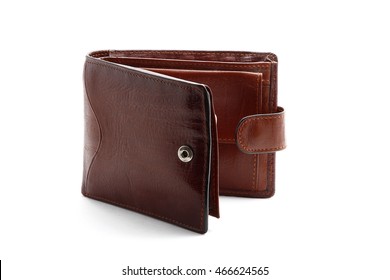 Leather purse - Shutterstock ID 466624565