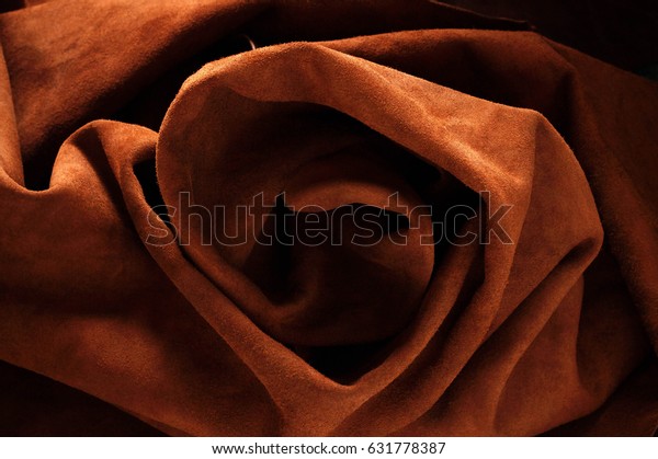 leather of rolls with a\
surface texture.