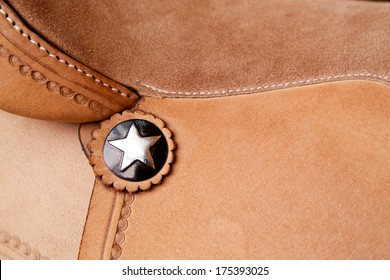 Leather Saddle With Star