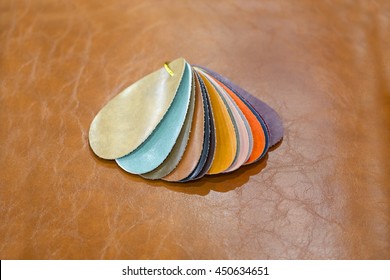 Leather samples