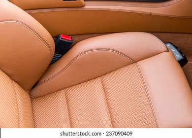 Leather Seat In Car