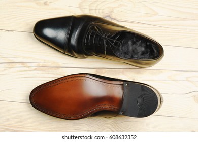 mens leather sole dress shoes