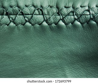 Leather Texture With Stiches