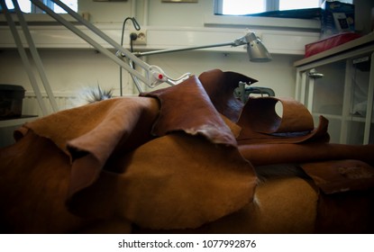 Leather workshop art