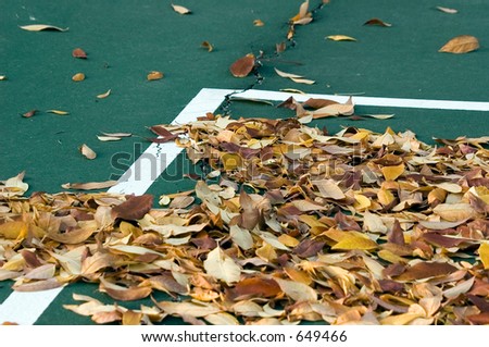 Similar – Image, Stock Photo Abandoned tennis court in the countryside