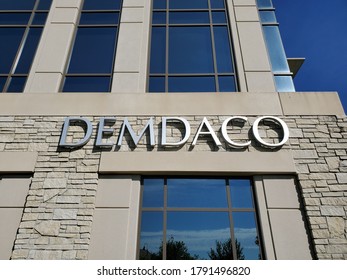 Leawood, Kansas / USA - July 26 2020: Sign For DEMDACO Artisan Gifts