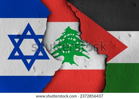 lebanon between Israel and Palestine.  Israel lebanon Palestine.