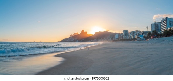 Leblon beach in Rio de Janeiro, Brazil