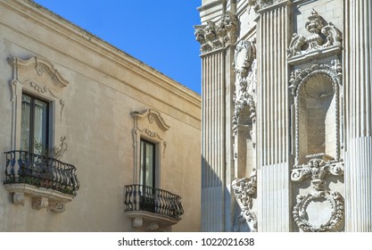 Lecce, Italy, Baroque Architectures In The Old City Center