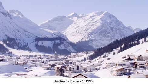 Lech, Austria In The Winter