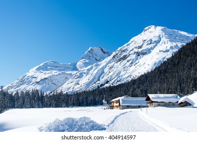 Lech Winter Landscape, Austria