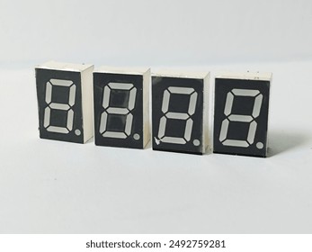 LED 7 Segment 1 bit common cathode